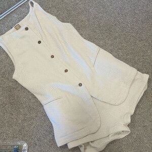 Woven vest set size medium